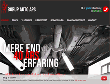 Tablet Screenshot of borupauto.dk